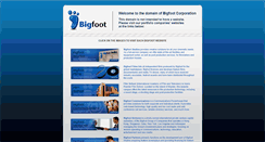 Desktop Screenshot of bigfootcorp.com